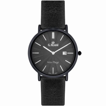 Zegarek męski G.Rossi 10853A-1A3 na pasku czarnym