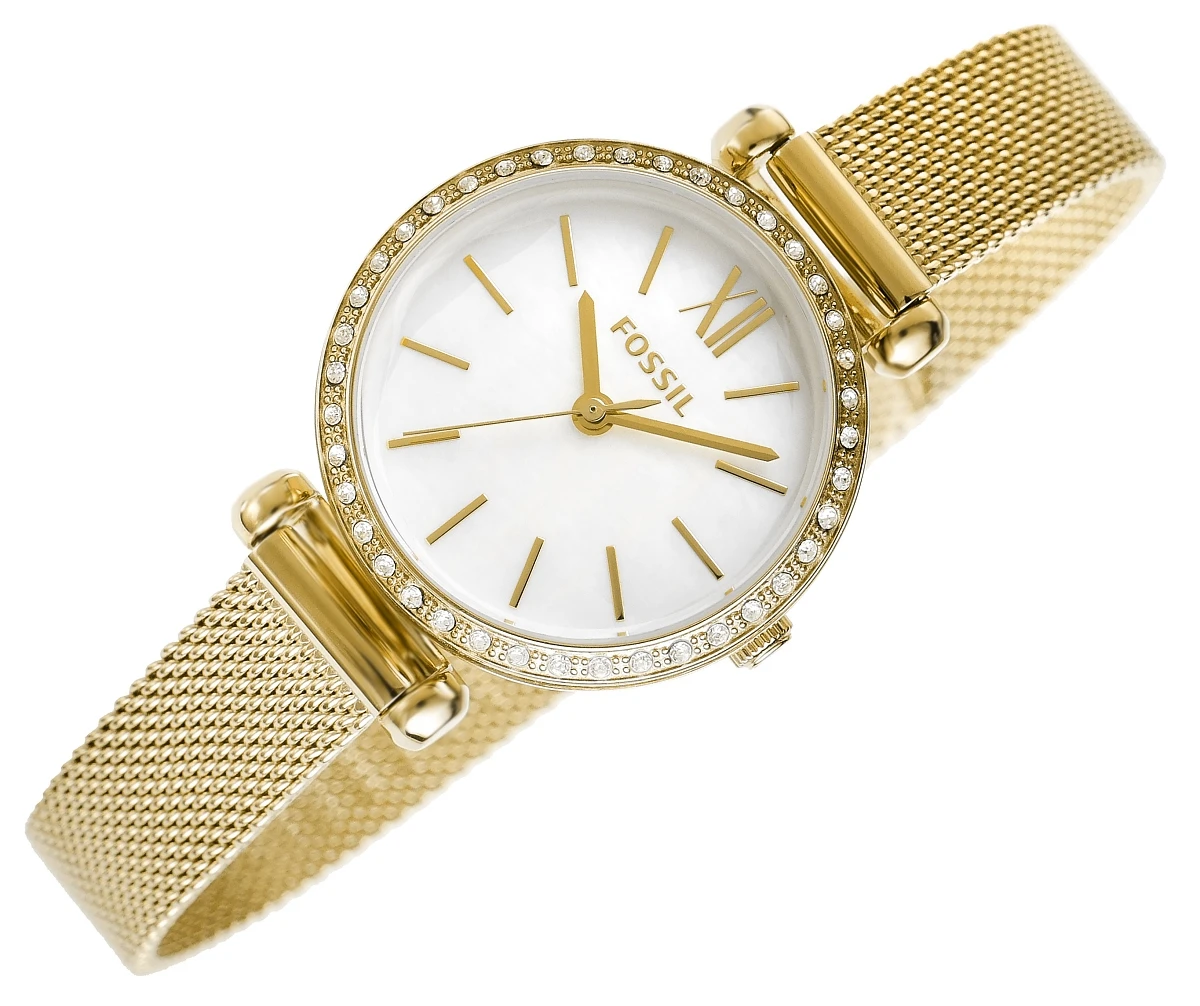 Zegarek damski Fossil TILLIE MINI BQ3898 na bransolecie złotej, WR50 - zdjęcie 2 Zegarek damski Fossil TILLIE MINI BQ3898 na bransolecie złotej, WR50 - zdjęcie 2