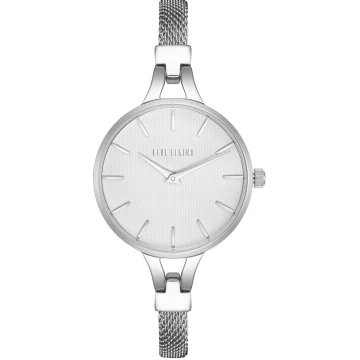 Zegarek damski Paul Lorens PL12878B-3C1 na srebrnej bransolecie mesh, srebrna tarcza