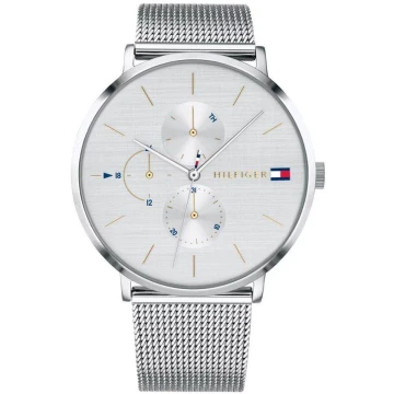 Zegarek damski Tommy Hilfiger JENNA 1781942 na bransolecie srebrnej, srebrna tarcza