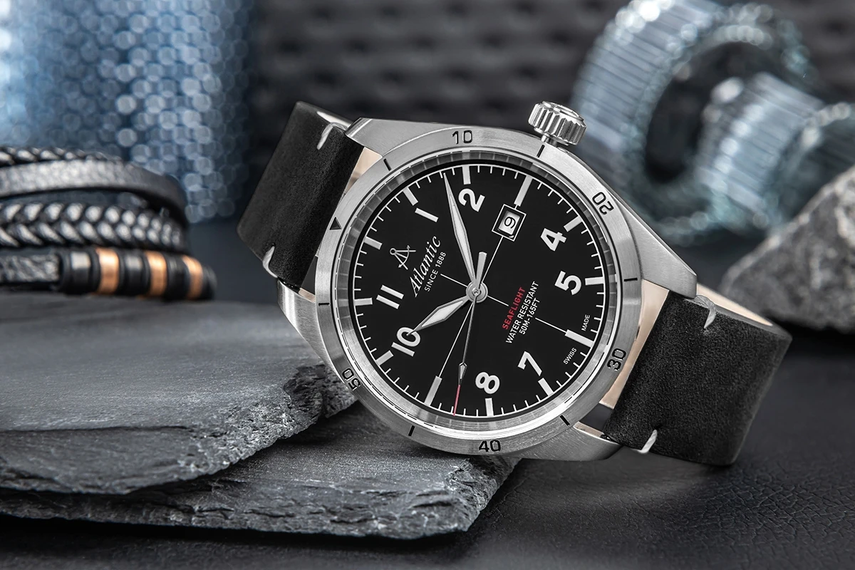 Zegarek Męski Atlantic Seaflight 70351.41.65 + BOX Zegarek Męski Atlantic Seaflight 70351.41.65 + BOX