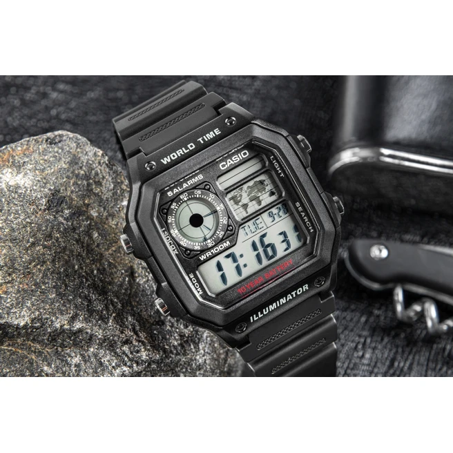 Zegarek Męski CASIO AE-1200WH-1AVDF + BOX