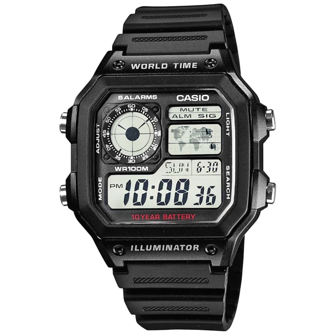 Zegarek Męski CASIO AE-1200WH-1AVDF + BOX