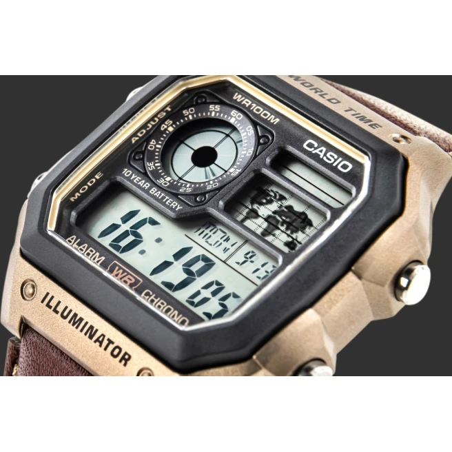 Zegarek Męski CASIO AE-1200WHL-5AVDF + BOX