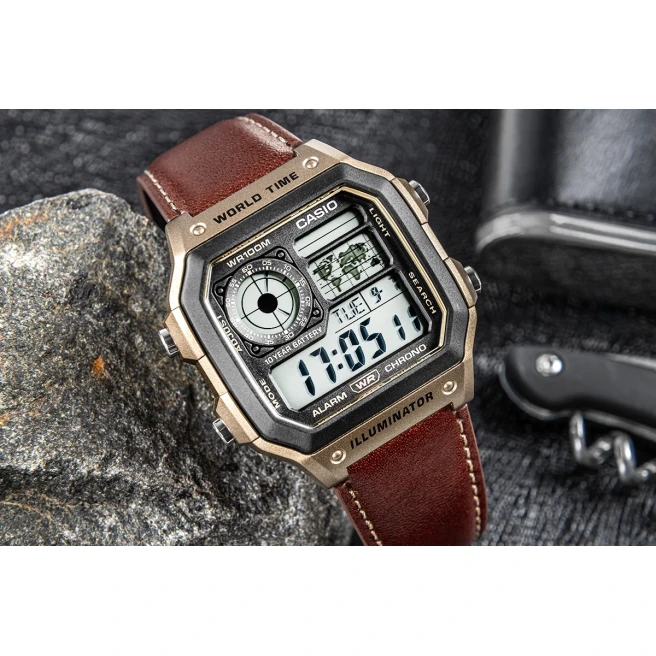 Zegarek Męski CASIO AE-1200WHL-5AVDF + BOX