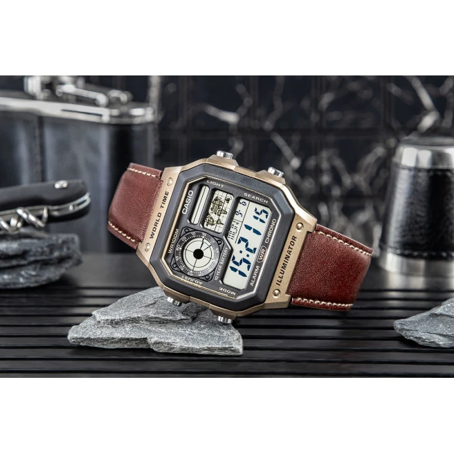 Zegarek Męski CASIO AE-1200WHL-5AVDF + BOX