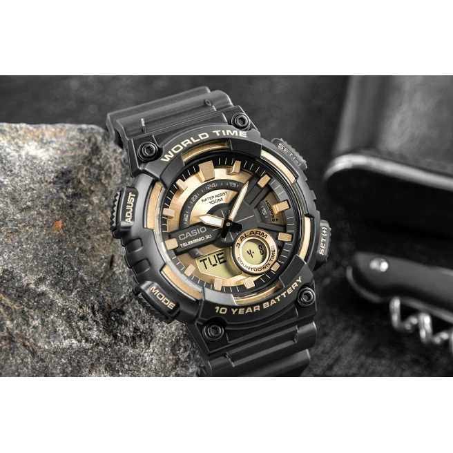 Zegarek Męski CASIO Gerton AEQ-110BW-9AVDF + BOX