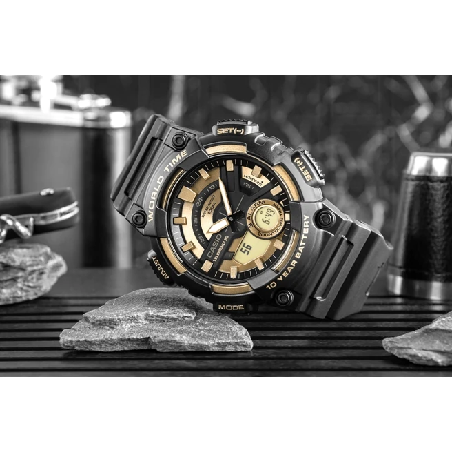 Zegarek Męski CASIO Gerton AEQ-110BW-9AVDF + BOX