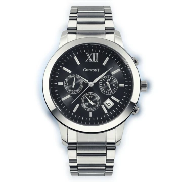 Zegarek Męski GIEWONT GW6480-1 Chronograf - Czarna tarcza Zegarek Męski GIEWONT GW6480-1 Chronograf - Czarna tarcza