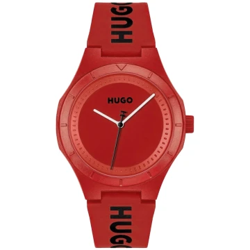 Zegarek Męski HUGO Lit For Him Red 1530346 Czerwony