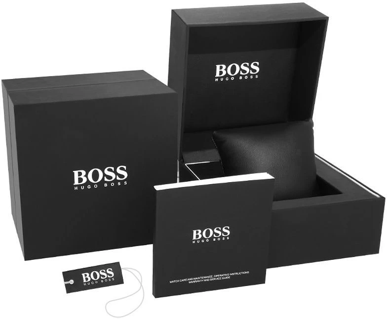 Zegarek męski Hugo Boss CHAMPION 1513816 na pasku czarnym, czarna tarcza, WR100 - zdjęcie 2 Zegarek męski Hugo Boss CHAMPION 1513816 na pasku czarnym, czarna tarcza, WR100 - zdjęcie 2