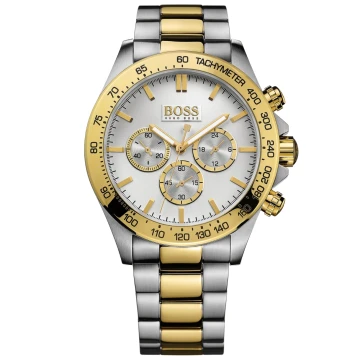 Zegarek męski Hugo Boss T-1512960 na bransolecie srebrno-złotej, WR100