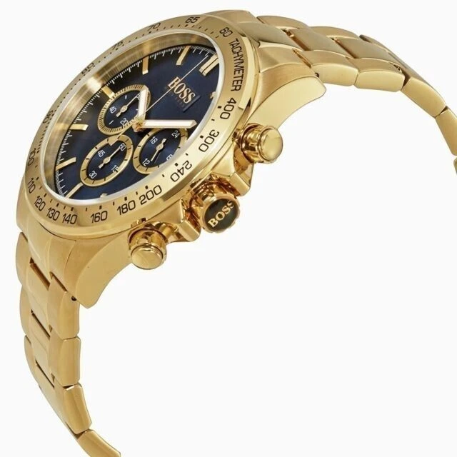 Zegarek męski Złoty Hugo Boss 1513340 IKON Zegarek męski Złoty Hugo Boss 1513340 IKON
