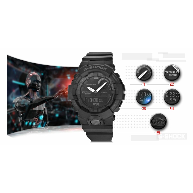 Zegarek Męski CASIO G-SHOCK GBA-800-1AER 20 Bar Do nurkowania