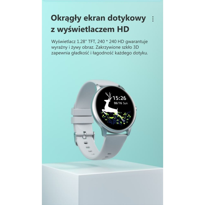 Damski Smartwatch G.Rossi SW015-4 Różowe złoto