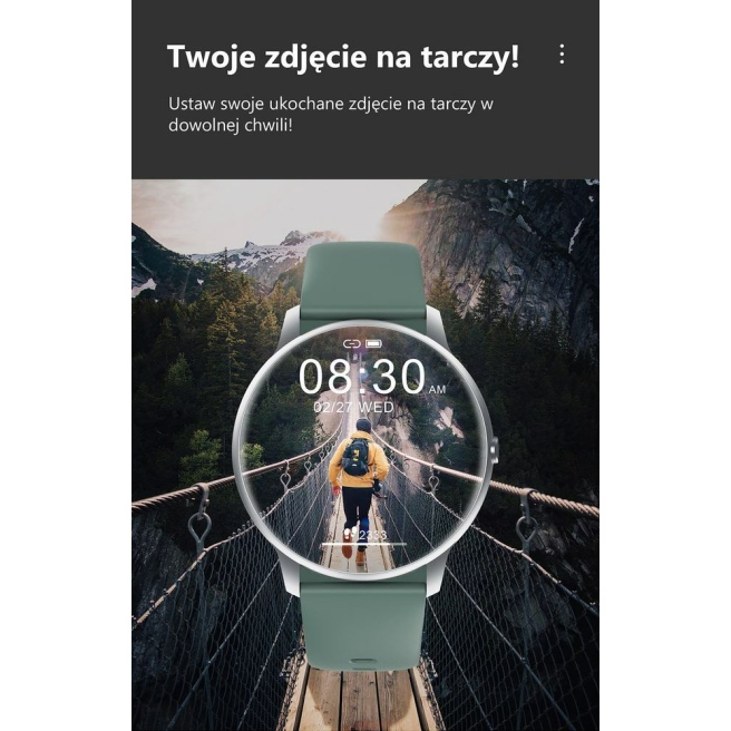 Damski Smartwatch G.Rossi SW015-4 Różowe złoto