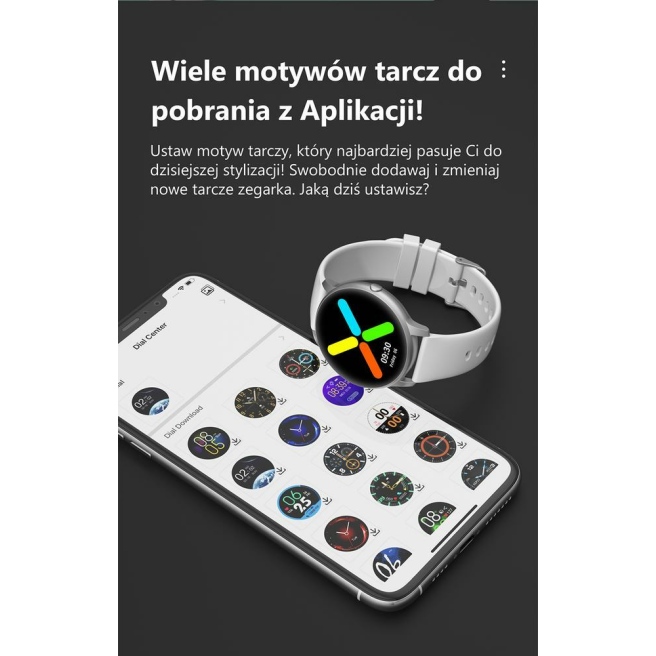 Damski Smartwatch G.Rossi SW015-4 Różowe złoto