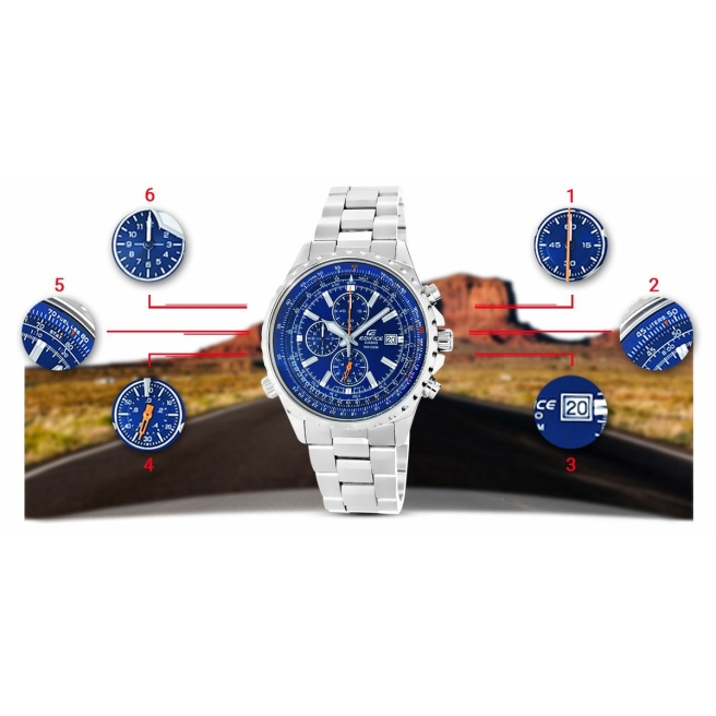 Zegarek Męski CASIO EDIFICE EF-527D-2AVUEF 10 BAR