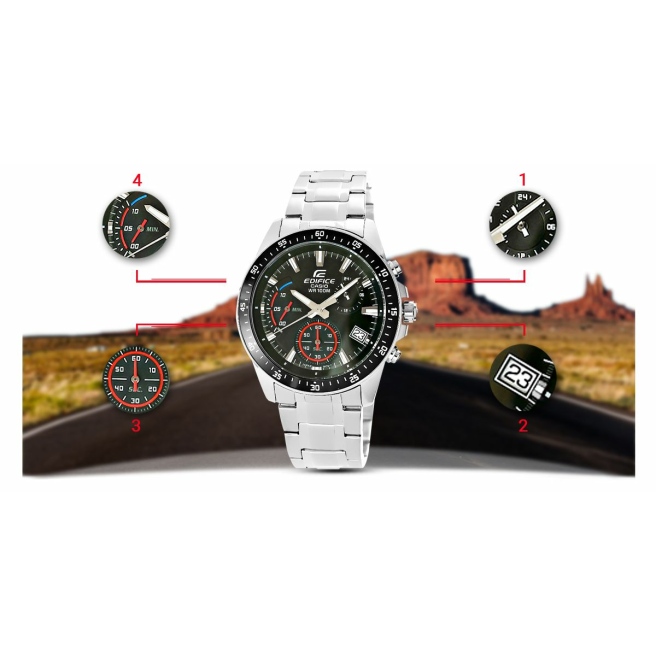 Zegarek Męski CASIO EDIFICE EFV-540D-1AVUEF 10 BAR