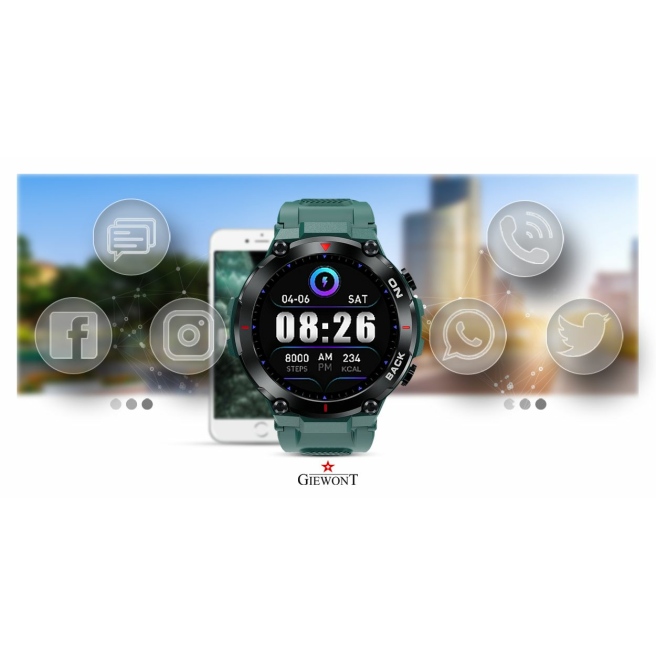 Smartwatch Giewont GW460-2 Zielony