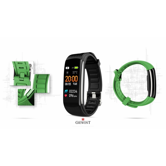 Smartband Giewont GW200-4 + dodatkowy jasnoróżowy pasek