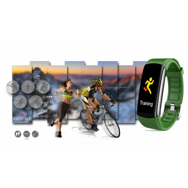 Smartband Giewont GW200-4 + dodatkowy jasnoróżowy pasek