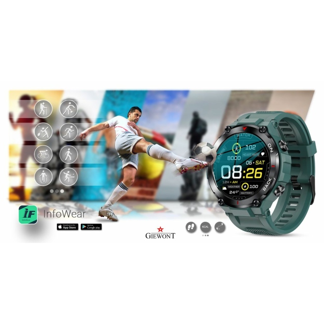 Smartwatch Giewont GW460-2 Zielony