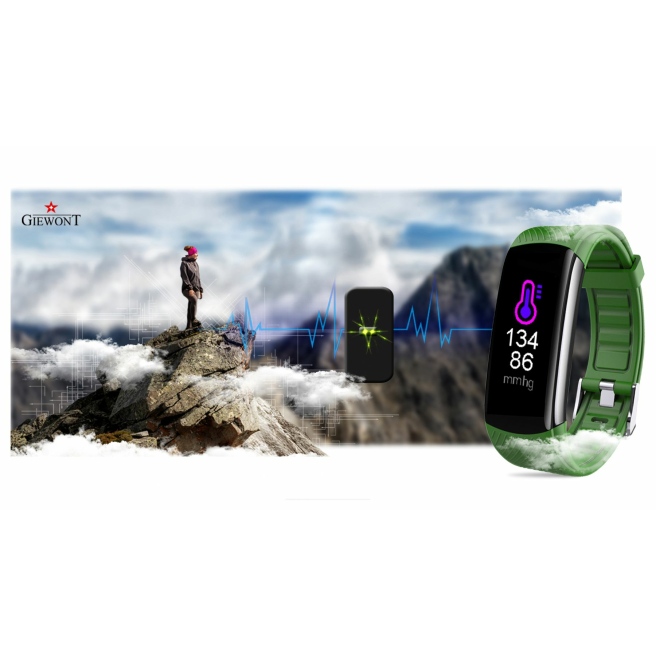 Smartband Giewont GW200-4 + dodatkowy jasnoróżowy pasek