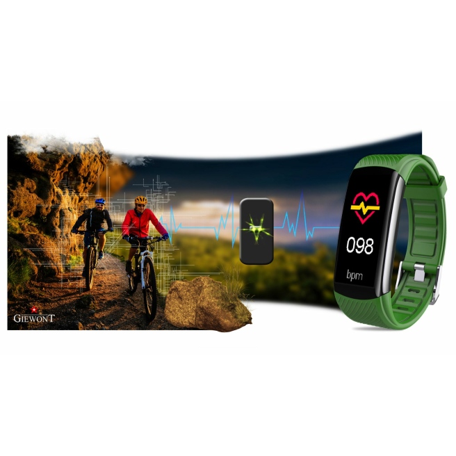 Smartband Giewont GW200-4 + dodatkowy jasnoróżowy pasek