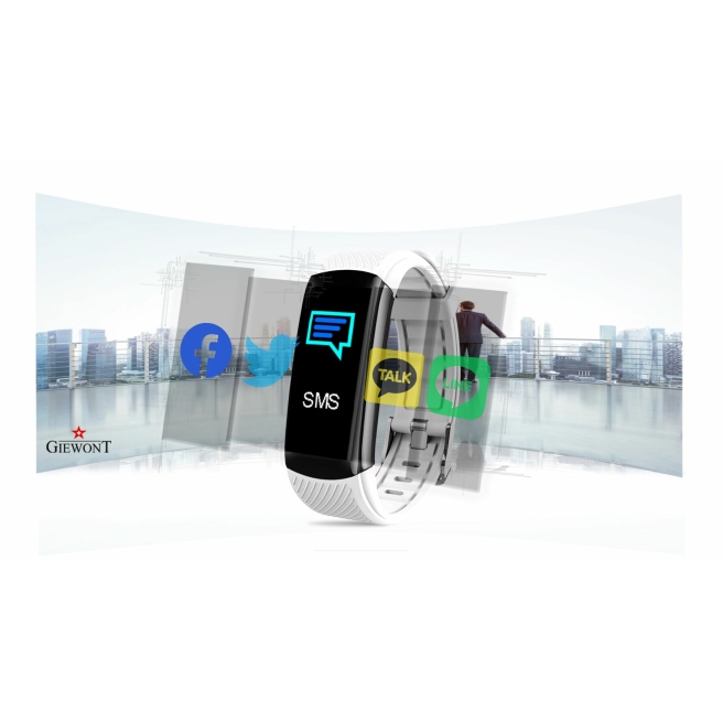 Smartband Giewont GW200-1 + dodatkowy czerwony pasek