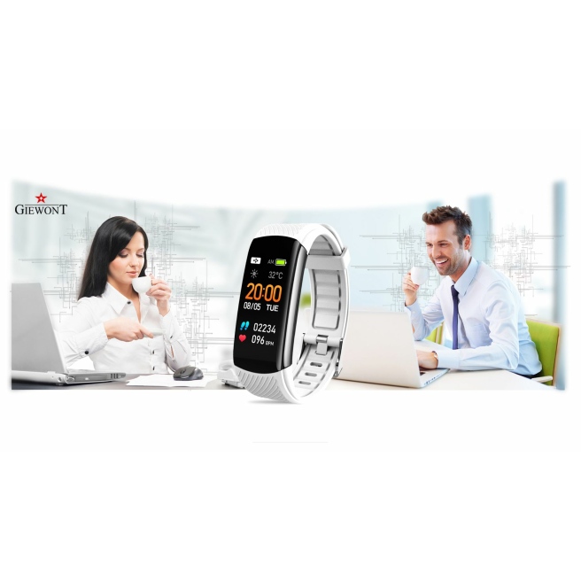 Smartband Giewont GW200-1 + dodatkowy czerwony pasek