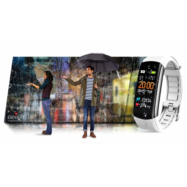 Smartband Giewont GW200-1 + dodatkowy czerwony pasek