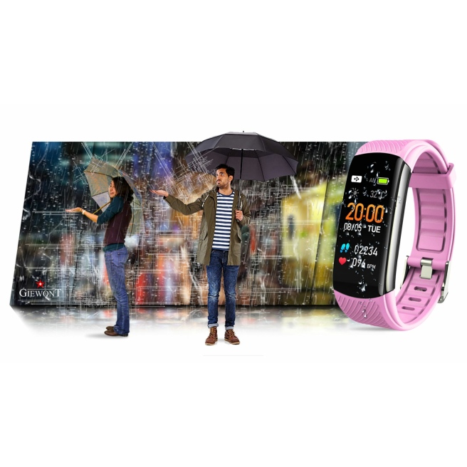 Smartband Giewont GW200-3 + dodatkowy burgundowy pasek
