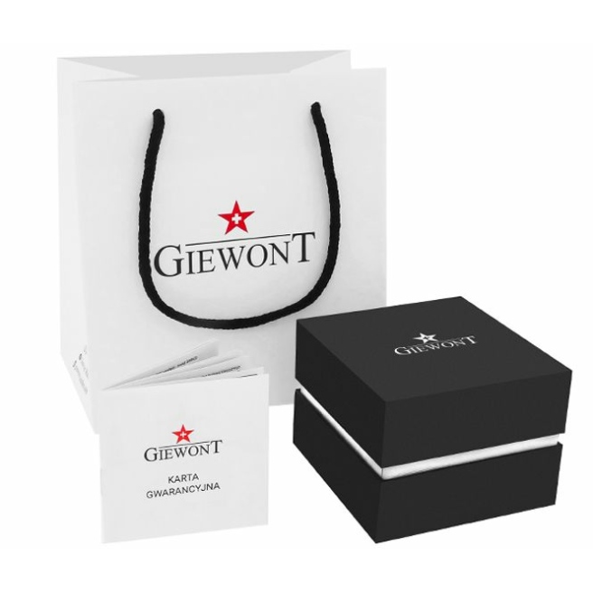Zegarek Męski GIEWONT GW6480-1 Chronograf - Czarna tarcza
