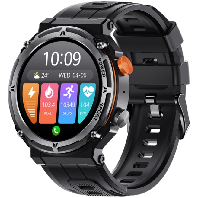 Smartwatch Veltori VT120-1 Czarny Pasek Silikonowy