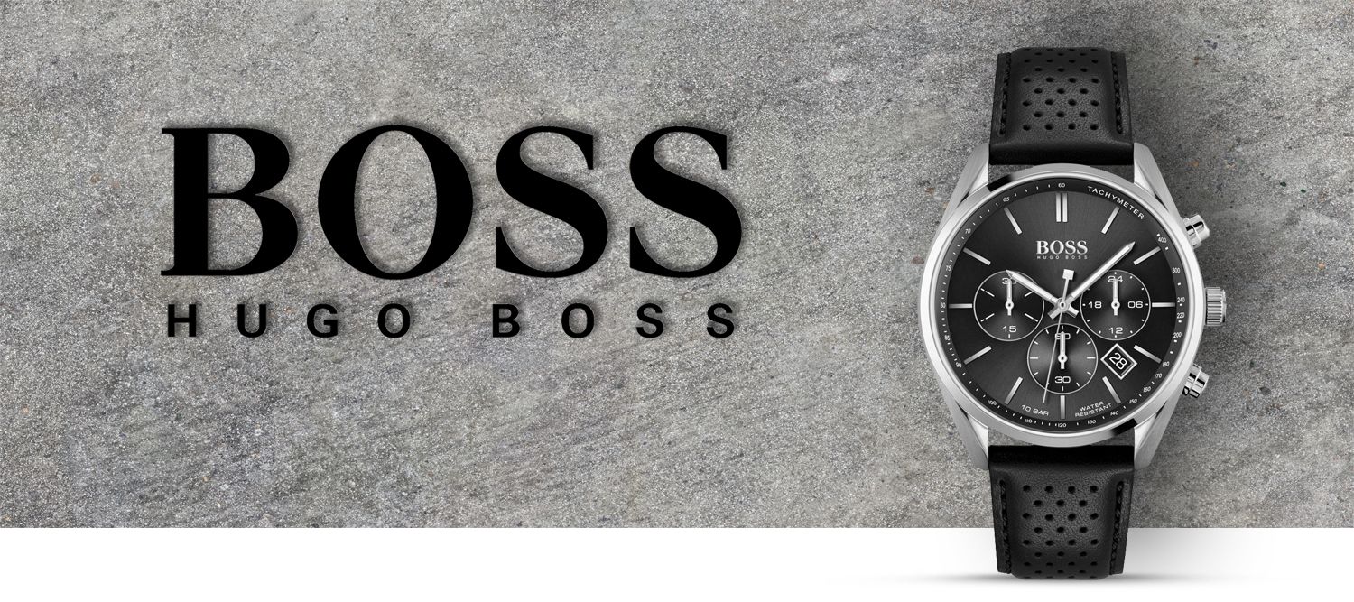 Zegarek męski Hugo Boss CHAMPION 1513816 na pasku czarnym, czarna tarcza, WR100 - zdjęcie 4 Zegarek męski Hugo Boss CHAMPION 1513816 na pasku czarnym, czarna tarcza, WR100 - zdjęcie 4