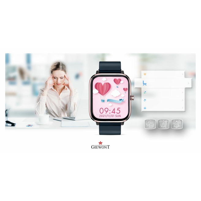 Smartwatch Giewont GW230-5 Różowe Złoto-Niebieski