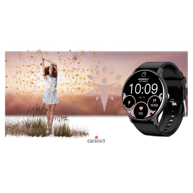Smartwatch Giewont GW120-2 PRO Czarny