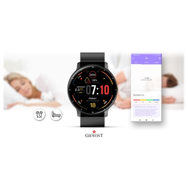 Smartwatch Giewont GW120-2 PRO Czarny
