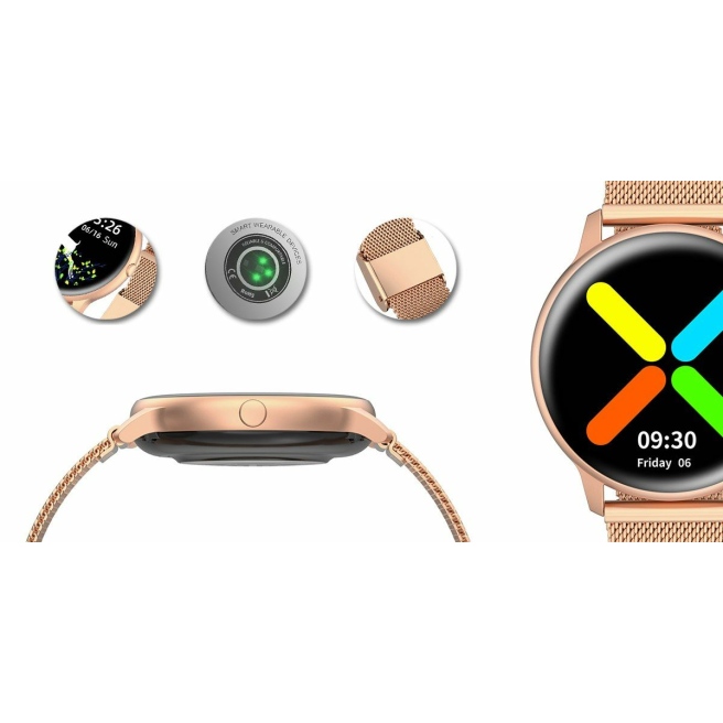 Damski Smartwatch G.Rossi SW015-4 Różowe złoto
