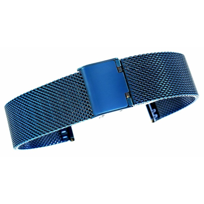 Bransoleta IPB Czarna Mesh 18 mm JK18B