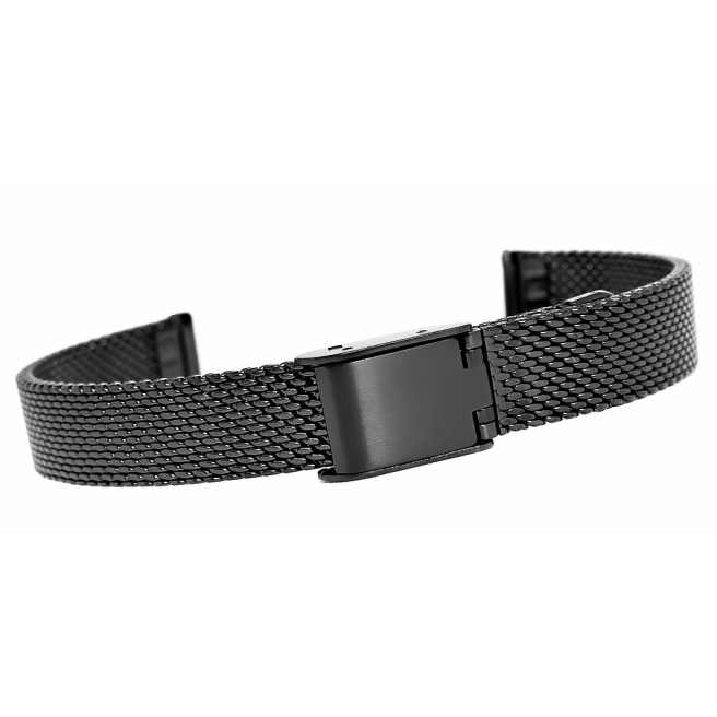 Bransoleta IPB Czarna Mesh 8mm JK8B