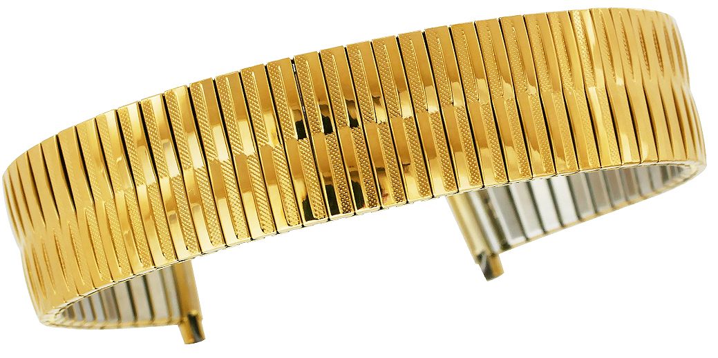 Bransoleta rozciągana Złota HQ 18 do 22 mm 109G-18/22 - obrazek 2 Bransoleta rozciągana Złota HQ 18 do 22 mm 109G-18/22 - obrazek 2