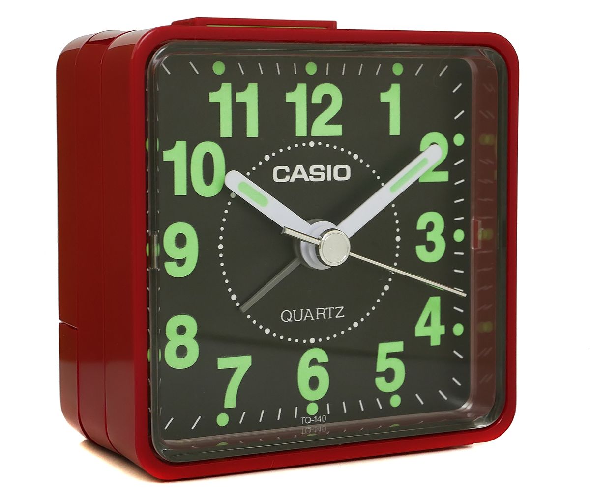 Budzik na baterię Zegar ze wskazówkami CASIO TQ-140-4EF - zdjęcie 2 Budzik na baterię Zegar ze wskazówkami CASIO TQ-140-4EF - zdjęcie 2