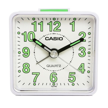 Budzik na baterię Zegar ze wskazówkami CASIO TQ-140-7EF