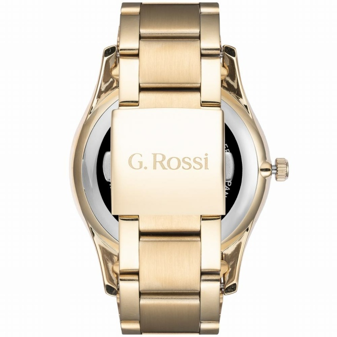 Zegarek Męski G.Rossi C12156B1-1D1 na złotej bransolecie