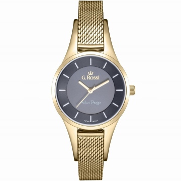 Złoty zegarek damski G.Rossi 8154B-6D2