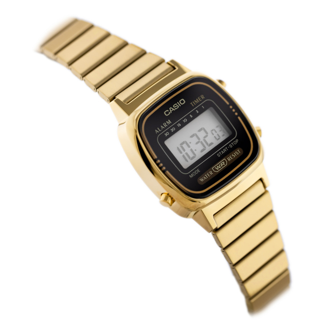 Mały Zegarek damski Złoty CASIO Vintage LA670WGA-1DF