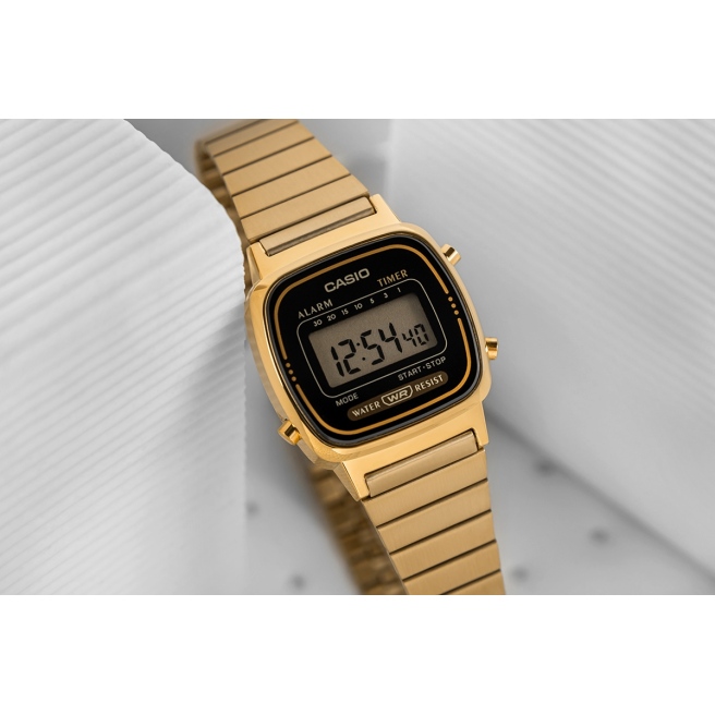Mały Zegarek damski Złoty CASIO Vintage LA670WGA-1DF