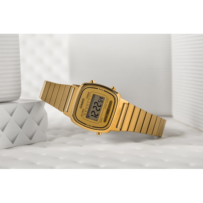 Mały Zegarek damski Złoty CASIO Vintage LA670WGA-9DF